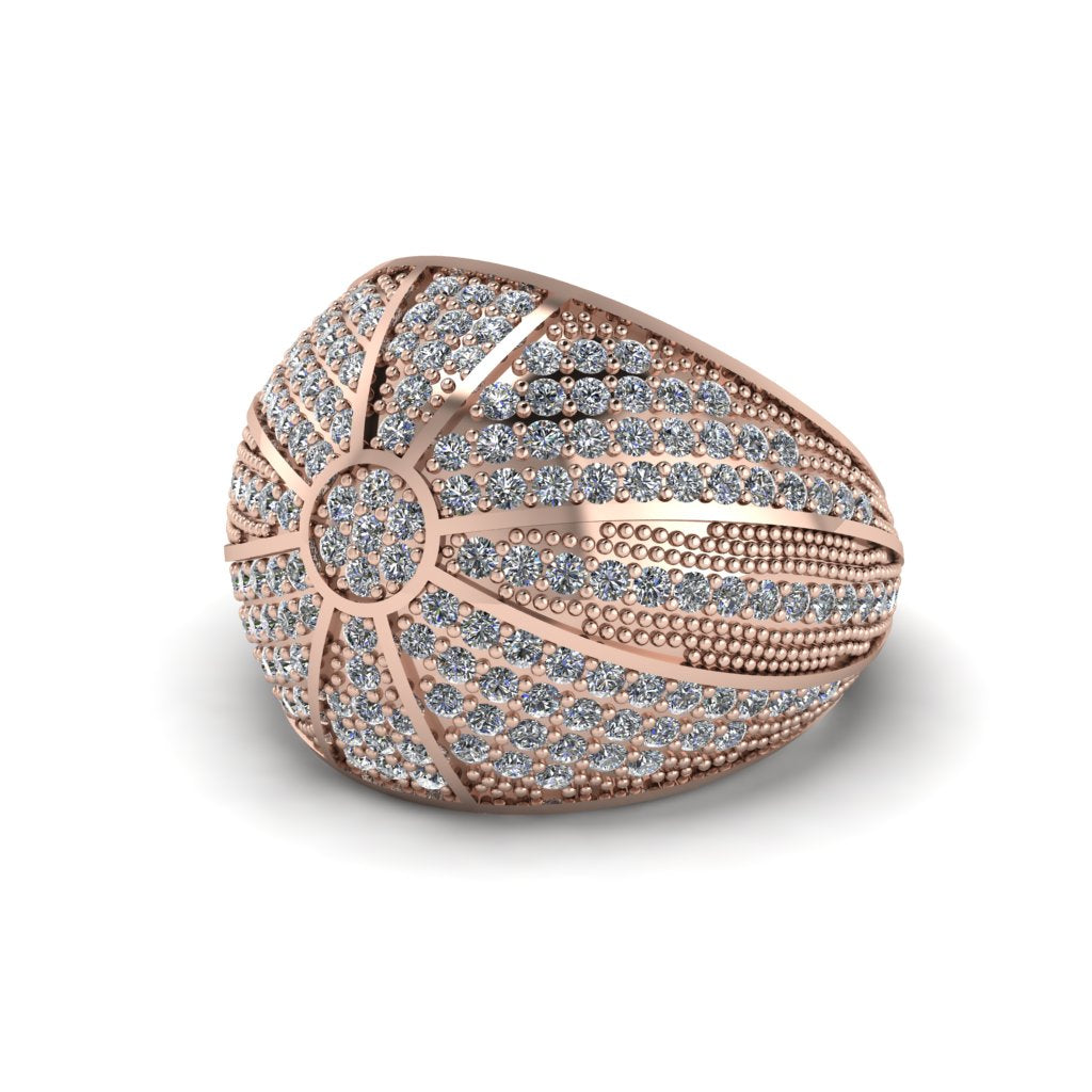 Diamond Imperial Radiance Gold Men's Ring - Fallon No. 2