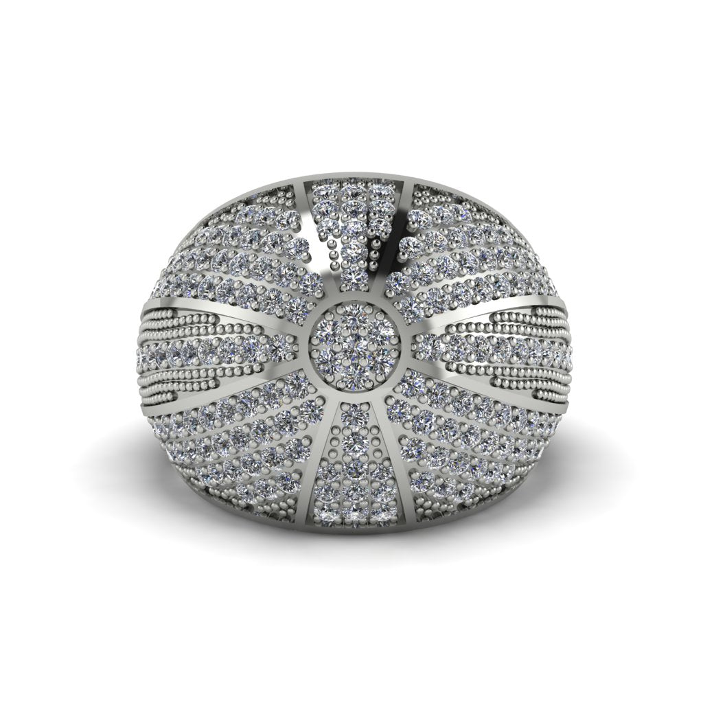 Diamond Imperial Radiance Gold Men's Ring - Fallon No. 3