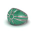 Emerald Imperial Radiance Gold Men's Ring - Fallon No. 6