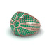 Emerald Imperial Radiance Gold Men's Ring - Fallon No. 5 image 2