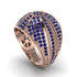 Sapphire Imperial Radiance Gold Men's Ring - Fallon No. 14 image 1