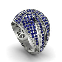 Sapphire Imperial Radiance Gold Men's Ring - Fallon No. 15 image 1