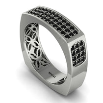 Black Diamond Imperial Radiance Signet Ring - Gray No. 9 image 1