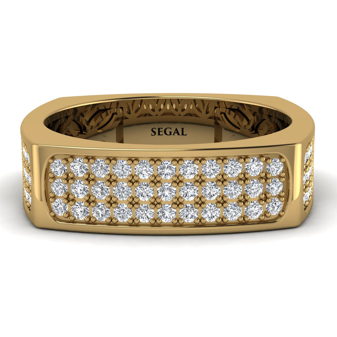 Diamond Imperial Radiance Signet Ring - Gray No. 1