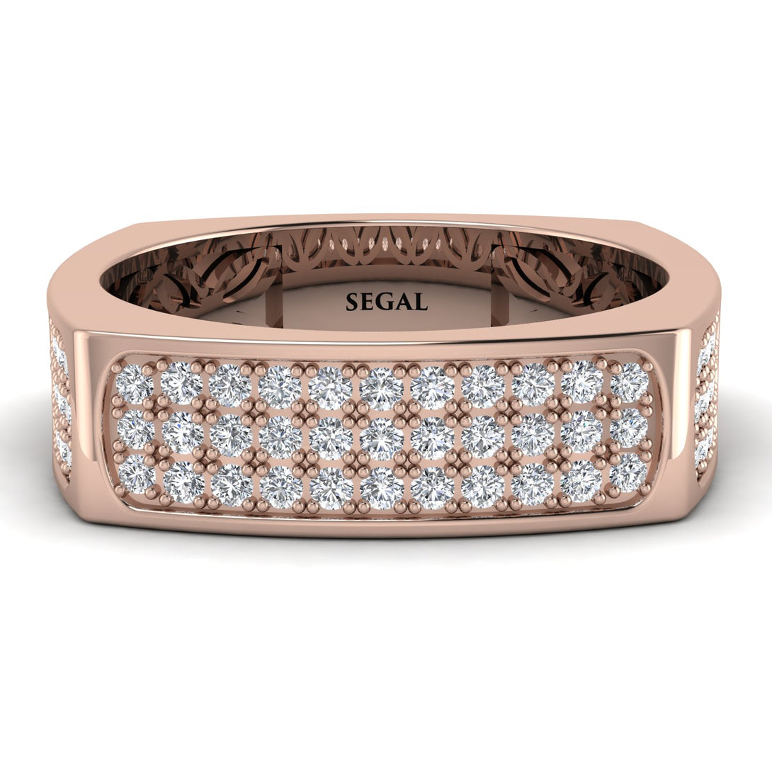 Diamond Imperial Radiance Signet Ring - Gray No. 2