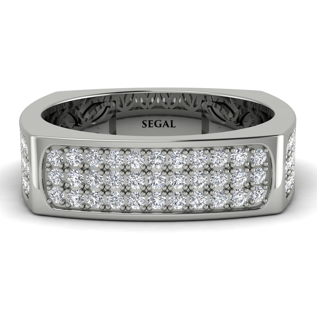 Diamond Imperial Radiance Signet Ring - Gray No. 3