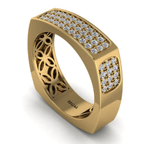 Diamond Imperial Radiance Signet Ring - Gray No. 1 image 1