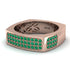 Emerald Imperial Radiance Signet Ring - Gray No. 5
