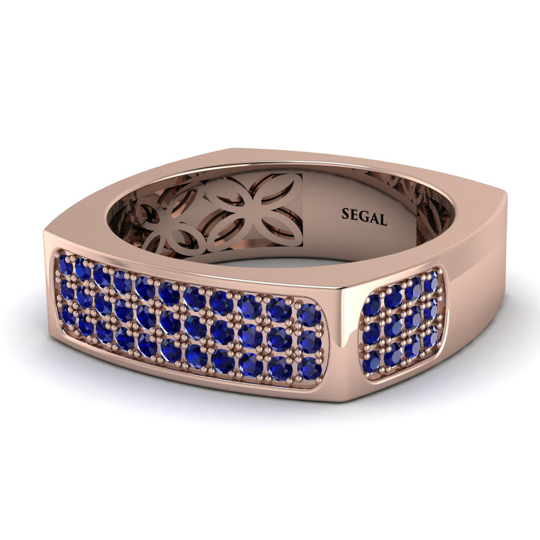 Sapphire Imperial Radiance Signet Ring - Gray No. 14