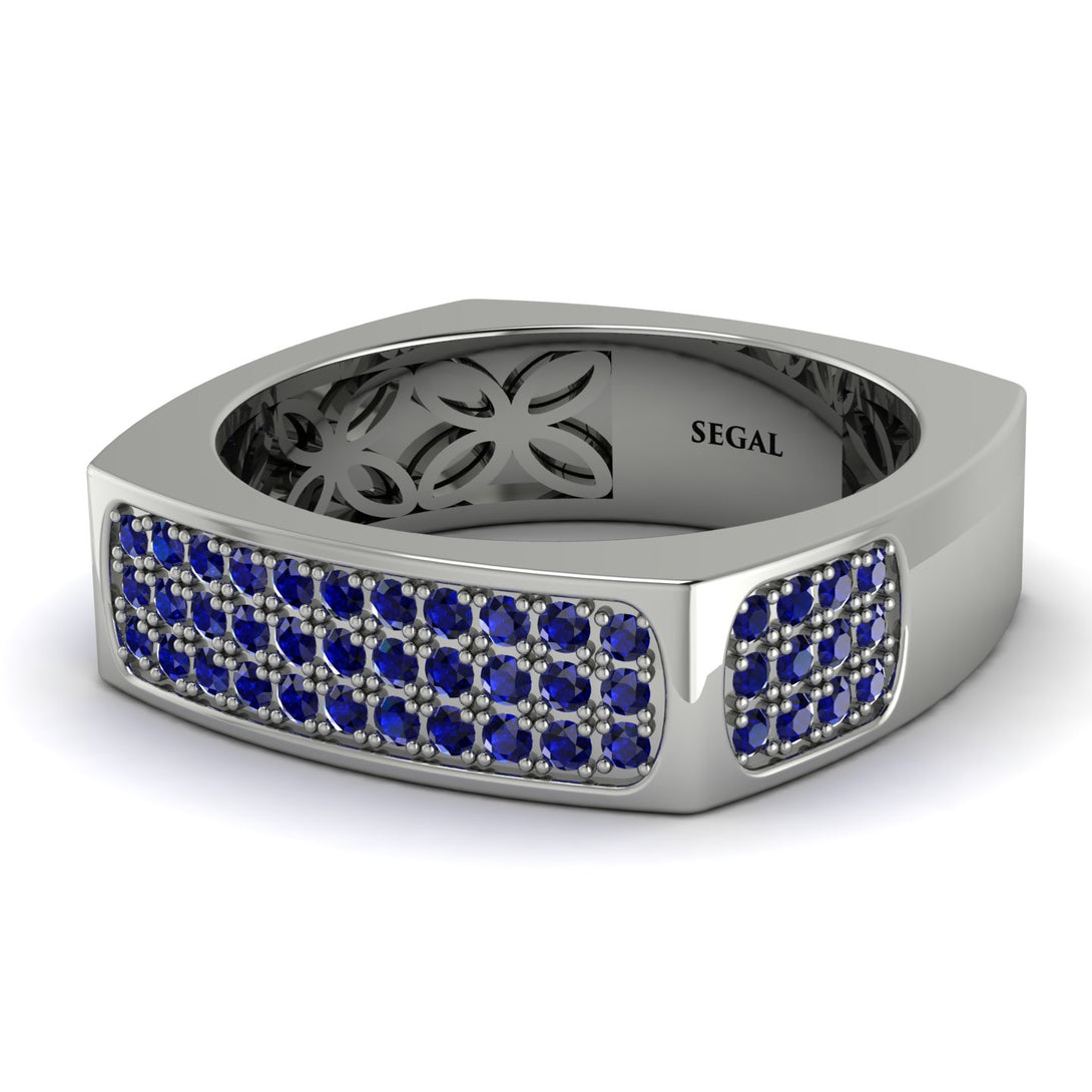 Sapphire Imperial Radiance Signet Ring - Gray No. 15
