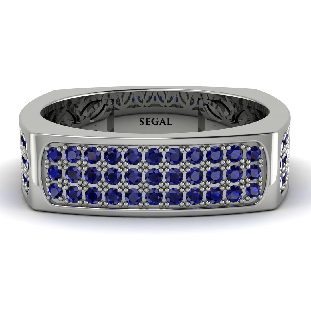 Sapphire Imperial Radiance Signet Ring - Gray No. 15