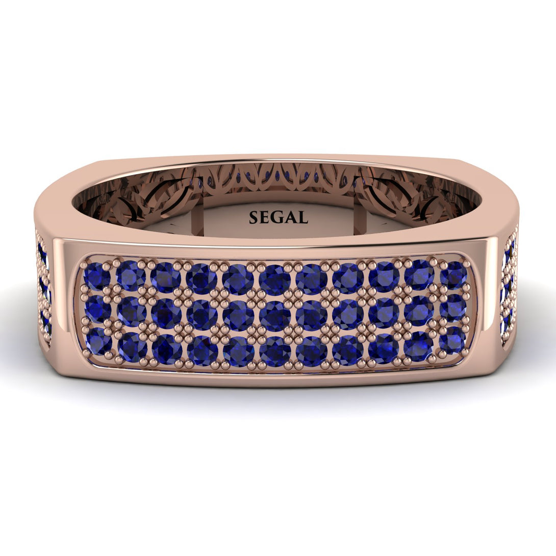 Sapphire Imperial Radiance Signet Ring - Gray No. 14