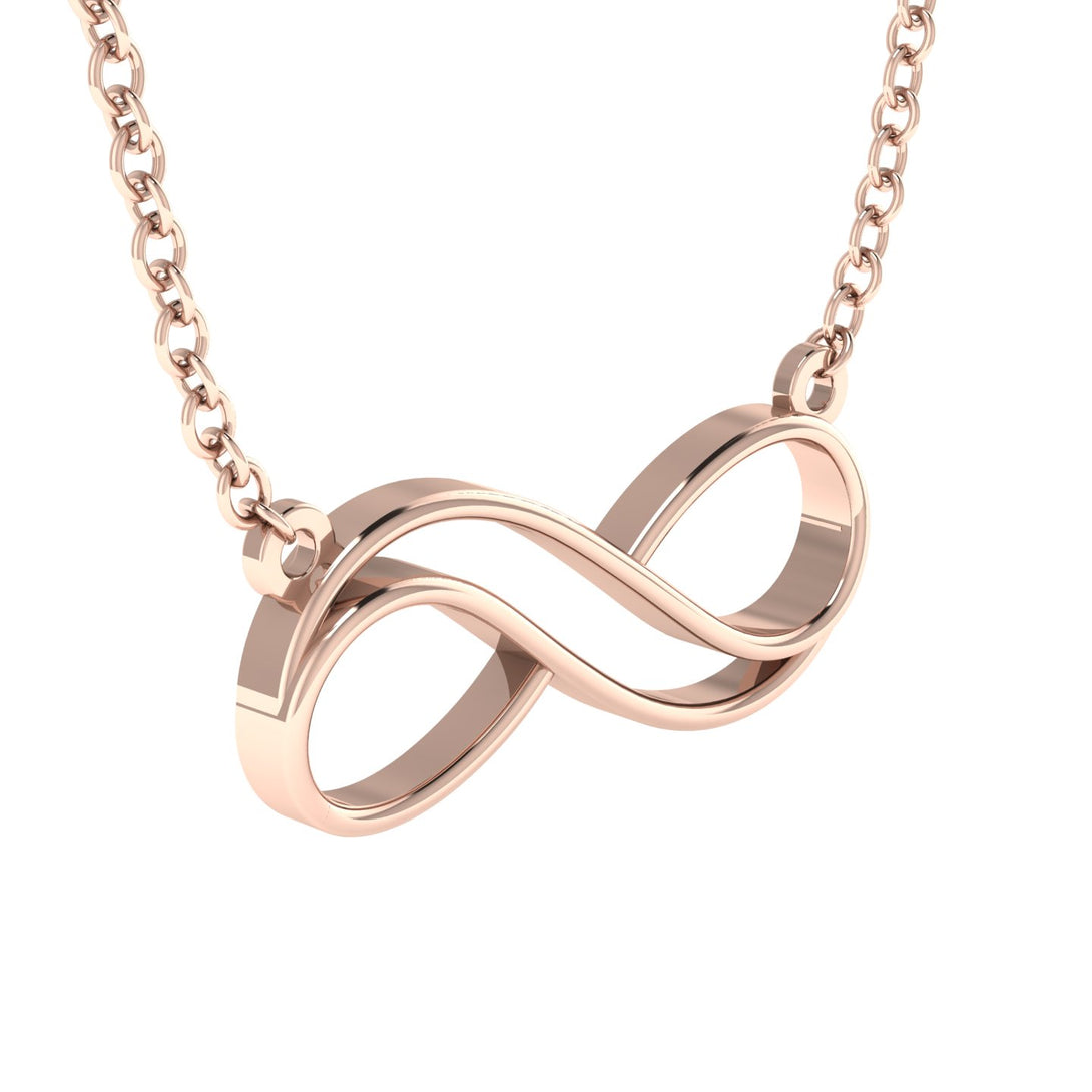 Infinity Sign Gold Necklace - Myriad No. 2
