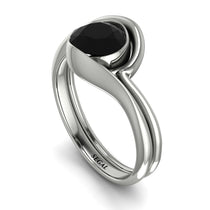 Black Diamond Infinity Solitare Bridal Set - Everly No. 9 image 1