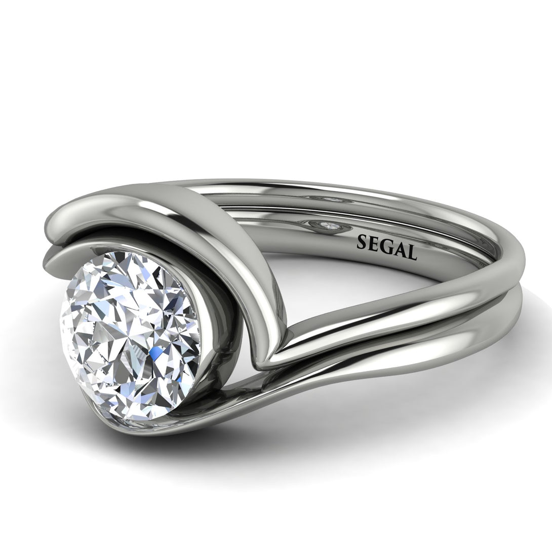 Diamond Infinity Solitare Bridal Set - Everly No. 3