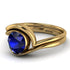 Sapphire Infinity Solitare Bridal Set - Everly No. 13 image 2