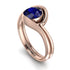 Sapphire Infinity Solitare Bridal Set - Everly No. 14 image 1