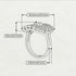 Emerald Enchanted Midnight Radiance Fashion Ring - Jacqueline No. 49 image 4