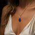 Sapphire Tear Of Eternity Pendant - Jolene No. 75 image 3
