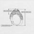 Exclusive Halo Sapphire Milgrain Engagement Ring - Kendra No. 29 image 4