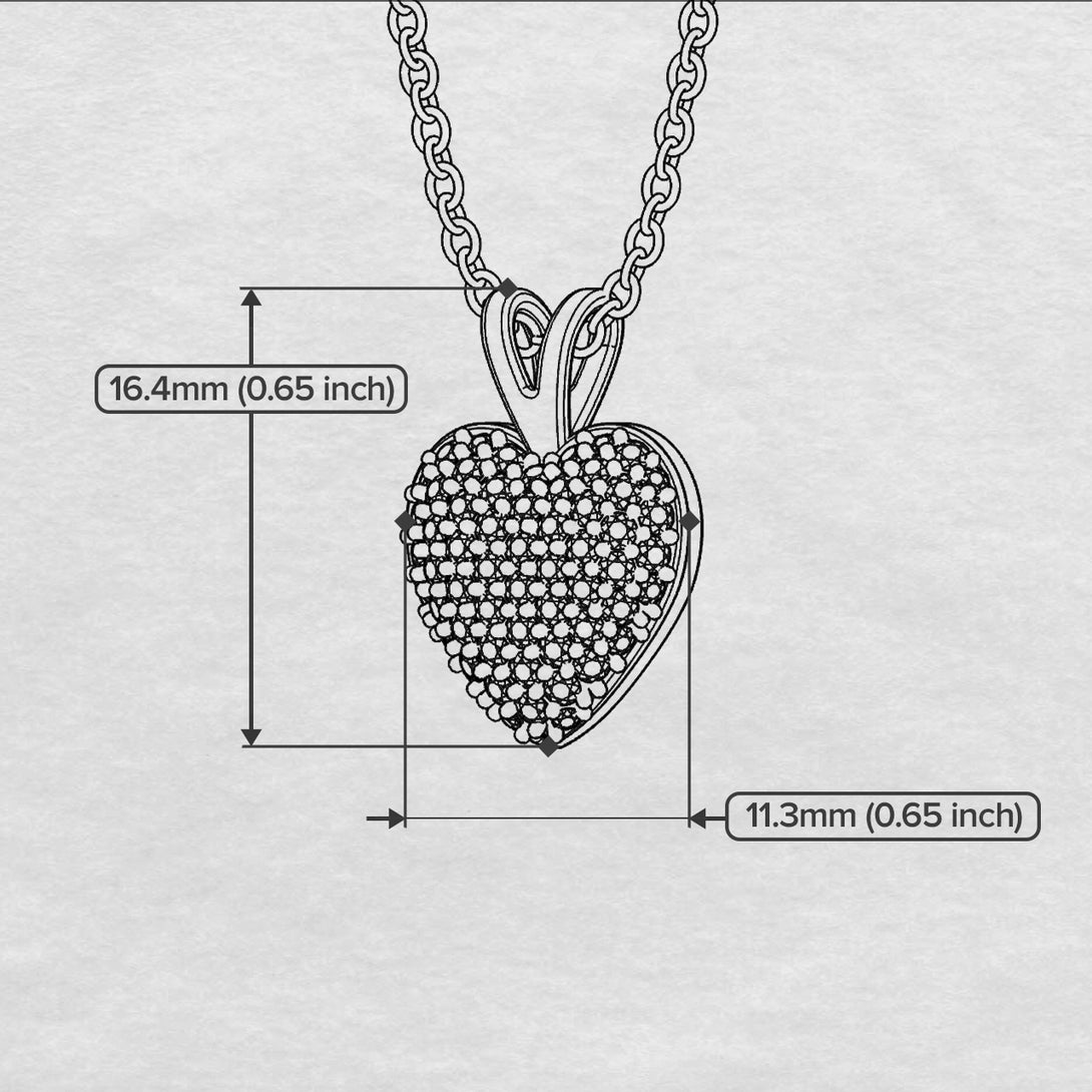 Dazzling Emerald Heart Gold Pendant - Kiara No. 6