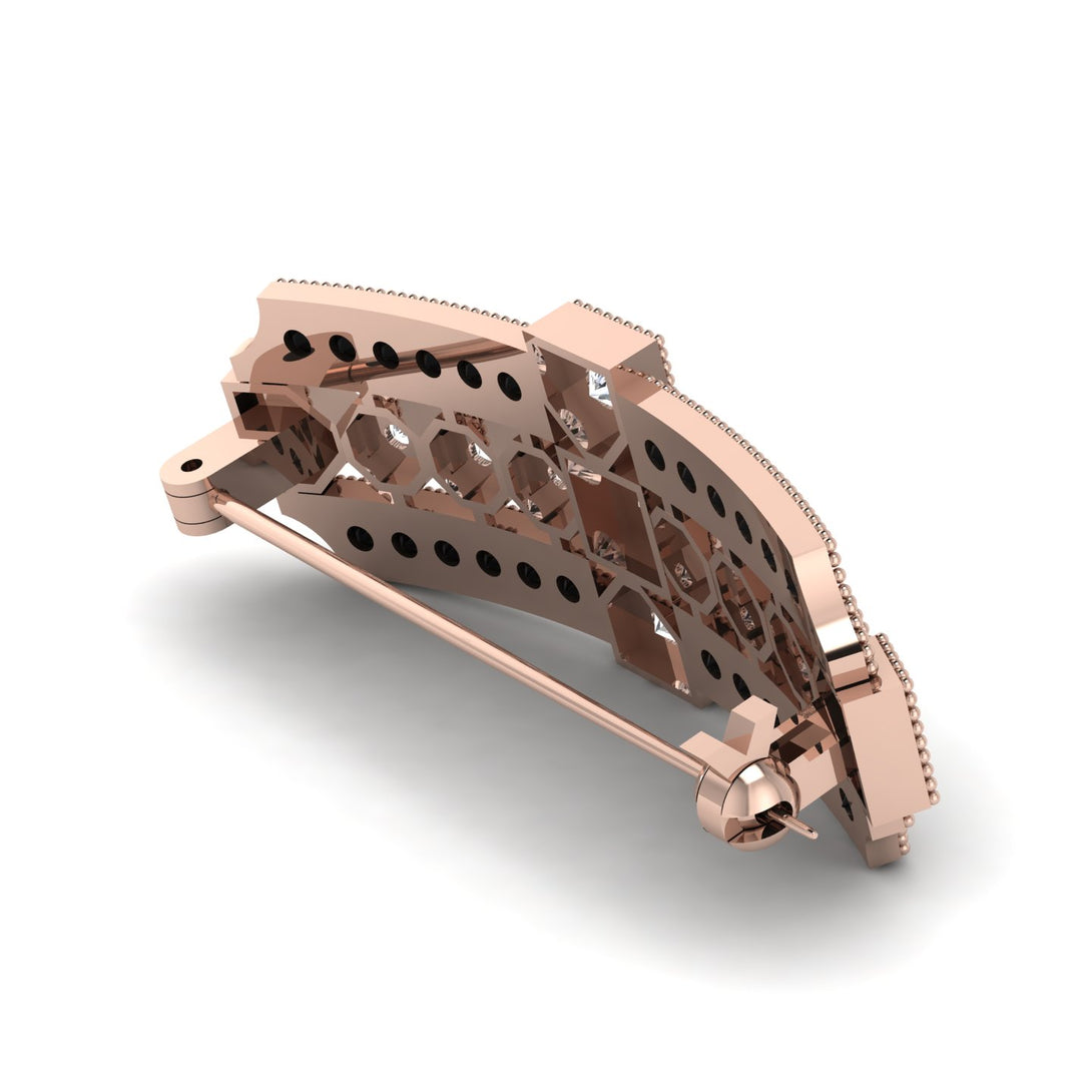 Diamond Antique Elegance Brooch - Alondra No. 32