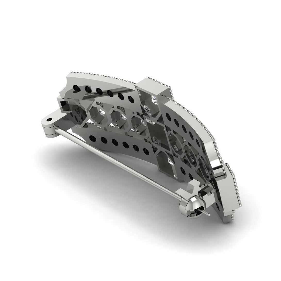 Diamond Antique Elegance Brooch - Alondra No. 33