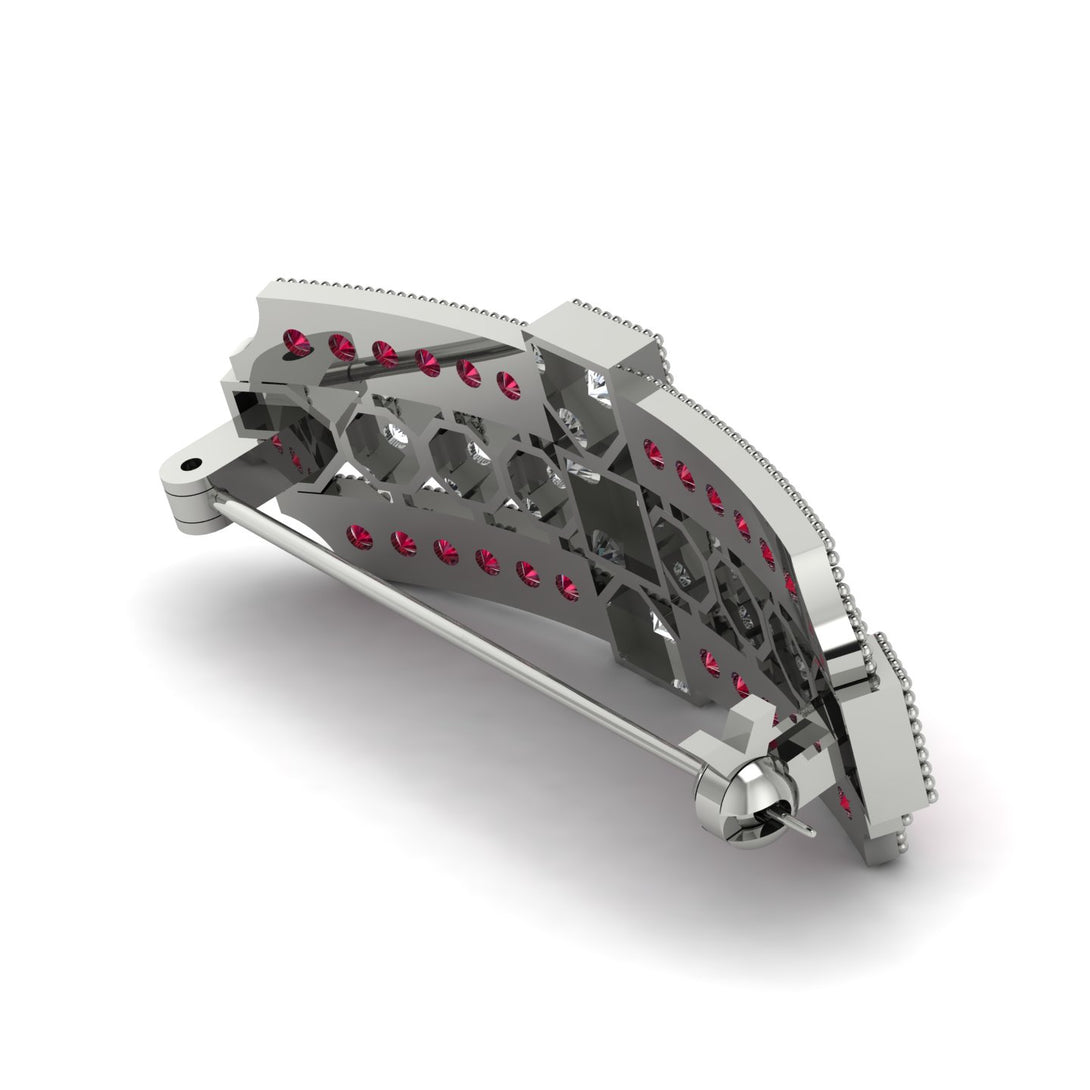 Diamond Antique Elegance Brooch - Alondra No. 48