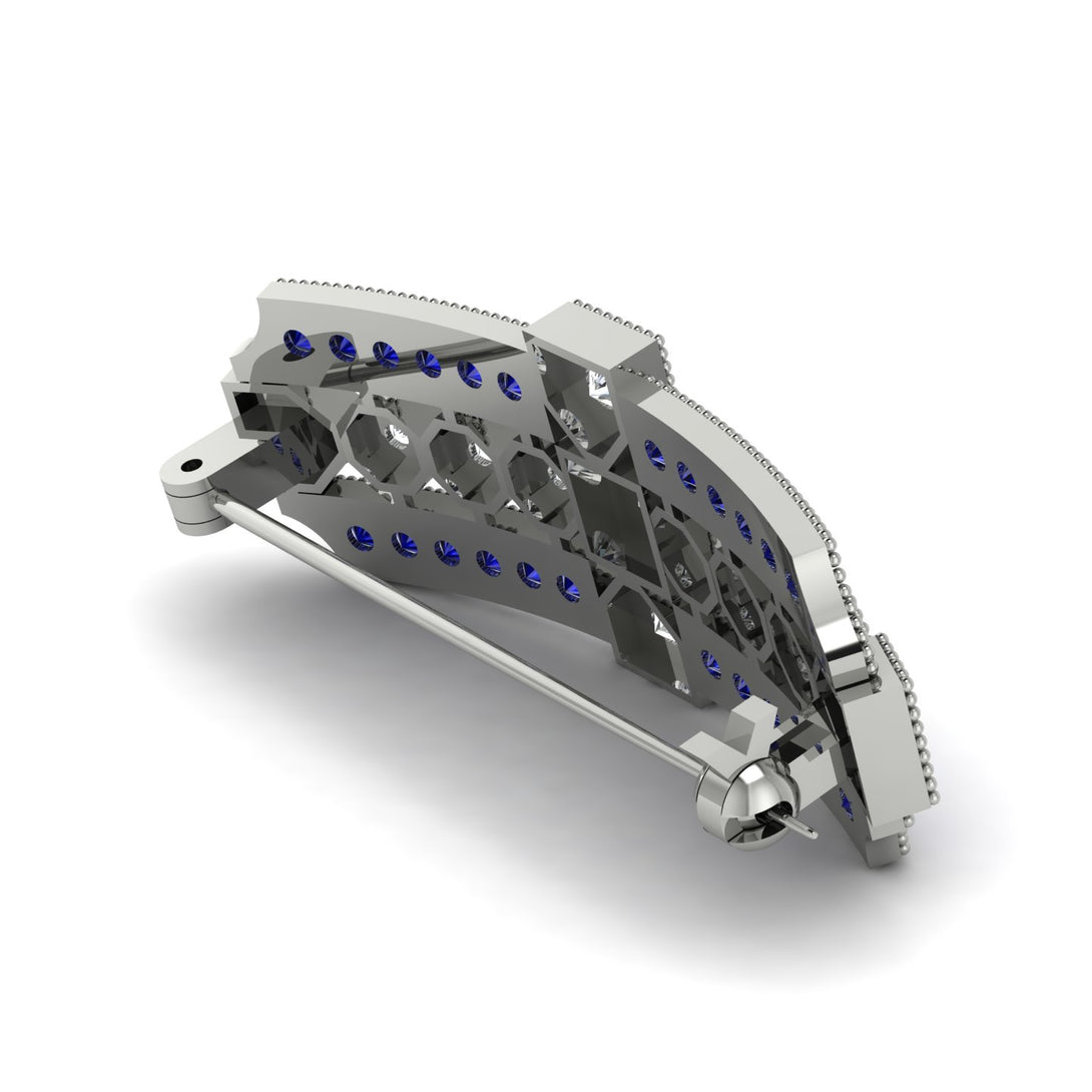 Diamond Antique Elegance Brooch - Alondra No. 63