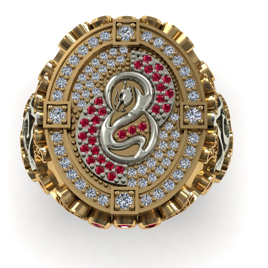 Dr Pereira custom ring with logo