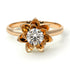 Lotus Solitaire ring Diamond ring - Lotus no. 21