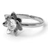 Lotus Flower Solitaire Diamond Ring - Lotus no. 3