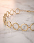 Round Gold Bracelet - Louisa No. 1
