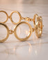 Round Gold Bracelet - Louisa No. 1