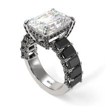 Luxury Emerald Cut Diamond Engagement Ring - Nadia No. 33 image 1