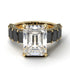 Luxury Emerald Cut Diamond Engagement Ring - Nadia No. 31 image 2
