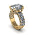 Luxury Emerald Cut Diamond Engagement Ring - Nadia No. 1