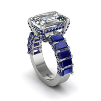 Luxury Emerald Cut Diamond Engagement Ring - Nadia No. 63 image 1