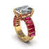 Luxury Emerald Cut Diamond Engagement Ring - Nadia No. 46