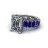 Luxury Emerald Cut Diamond Engagement Ring - Nadia No. 63