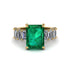 Luxury Emerald Cut Emerald Engagement Ring - Nadia No. 4 image 3
