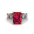 Luxury Emerald Cut Ruby Engagement Ring - Nadia No. 11 image 2