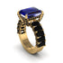 Luxury Emerald Cut Sapphire Engagement Ring - Nadia No. 43 image 1