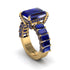 Luxury Emerald Cut Sapphire Engagement Ring - Nadia No. 73