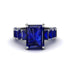 Luxury Emerald Cut Sapphire Engagement Ring - Nadia No. 75 image 2