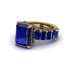Luxury Emerald Cut Sapphire Engagement Ring - Nadia No. 73 image 3