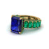 Luxury Emerald Cut Sapphire Engagement Ring - Nadia No. 28 image 3