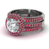Diamond Halo Luxury Pave Engagement Ring - Sierra No. 48