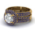 Diamond Halo Luxury Pave Engagement Ring - Sierra No. 61