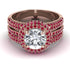 Diamond Halo Luxury Pave Engagement Ring - Sierra No. 47 image 1